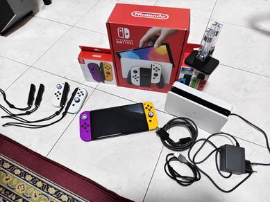Fullset Nintendo Switch OLED 4 Joycon