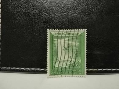 1953 Dominica Stamp Columbus Lighthouse Airplane