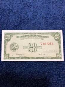 Philippines 20 centavos ( 1949 )  -  unc