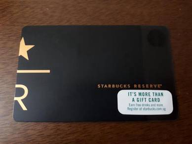 Starbucks Singapore Reserve Card