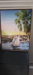 frame gambar lukisan timbul