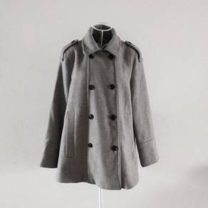 Zara Grey Flare Trench Coat