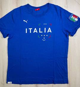 Puma Italy Blue Fan Tee #BV2 Used