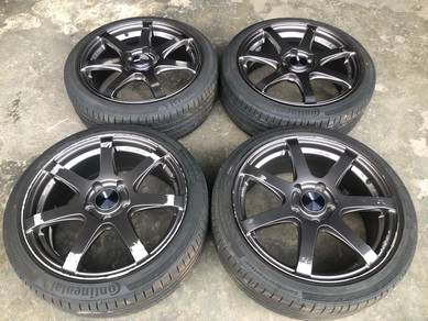 WORK SPORBO FERVORE-L 18INCH ALUMINUM ALLOY WHEELS 18X7.5 +