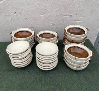 YB35K Periuk Tanah Liat 22cm Double Handle Claypot