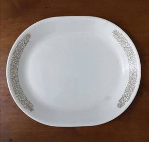 Dulang corelle woodland platter plate