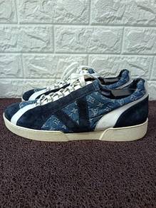 Uk9.5 Louis Vuitton Denim Monogram Rennes