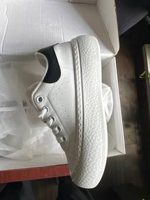 White & Black Casual Sneakers – New with Box