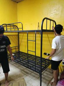Katil single double decker baru