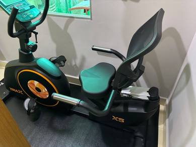 Exercise bicycle and mat