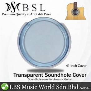 BSL 41 Inch Guitar Sound Hole Cover -Transparent