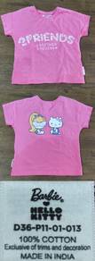 Barbie T shirt kids 110 cm (Used)
