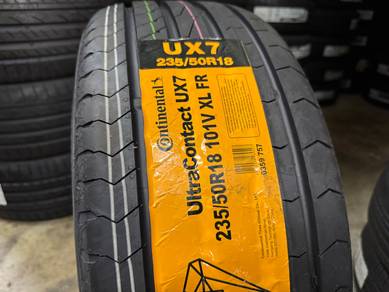 Tayar baru 235 50 18 Continental ux7 suv new tyre