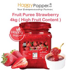 Fruit Puree 4kg Stawberry (6btl/ctn)