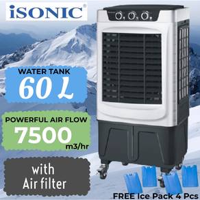New iSonic Air Cooler 60L BIGGER Water Tank