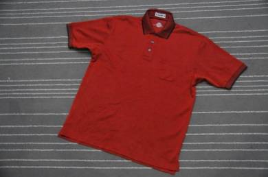 U.P RENOMA MEROON POLO TEE saiz XL