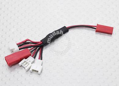 Multi-Plug Charge Lead for Micro Model Batteries (