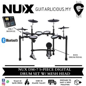 NUX DM-7 5-Piece Digital Electronic Drum Set