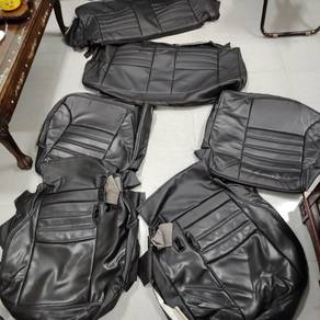 Perodua Alza semi leather seat