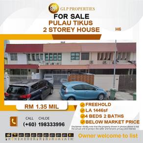 2-storey Terraced House For Sale in Pulau Tikus,PNG