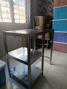 Stainless steel kitchen rack + deepfryer