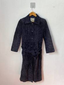 ANGEL LEATHER Japanese Vintage Suede Long Coat