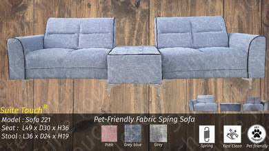 Sofa 2+2 Seaters Plus Stool - PET FRIENDLY