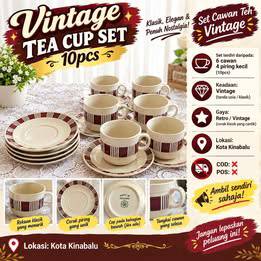 Vintage tea cup set