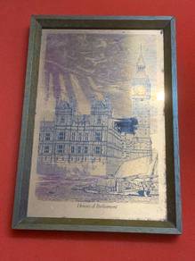 Copper Etched House Of Parliament-London