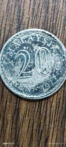 Syiling 20sen 1977