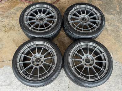Sport rim second 17 enkei nt03rr siap tayar s70 fc