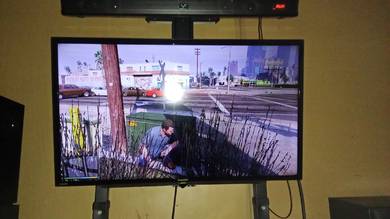 TV SHARP LED 32inci & CABINET TV HEAVY DUTY