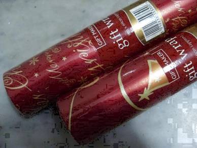 Christmas Gift Wrap Paper - 6 Meter (600cm) x 69cm