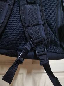 Super black unbrand backpack