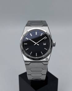 Custom Seiko Mod 37mm No Logo Black VC 222