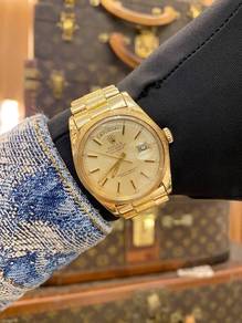 Rolex Day-Date Morellis Finish 18K 750 Yellow Gold