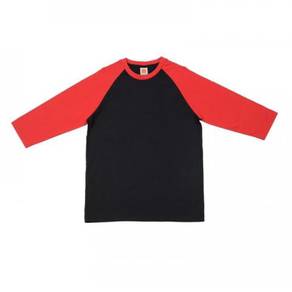Raglan T-shirt 3/4 Sleeve Oren Sport CT5602 Black