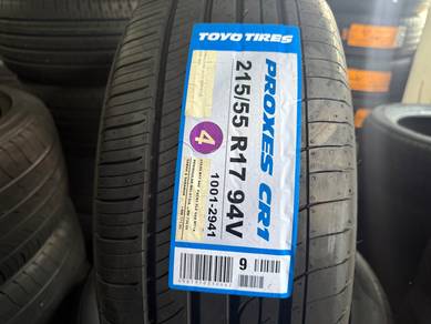 Tayar baru 215 55 17 Toyo proxes cr1 2025 new Tyre