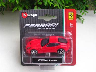 Bburago 1-64 Ferrari F12 Berlinetta 8cm Red Car