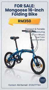 Mongoose 16" Folding Bicycle