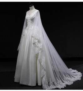 White wedding bridal prom dress gown RB0387