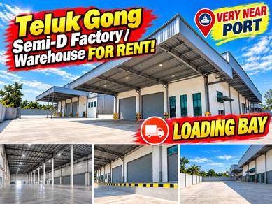 Warehouse / Factory For Rent in Port Klang,SGR