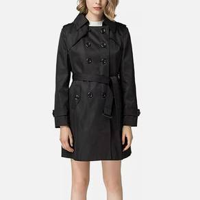 Uniqlo Double-Breasted Trench Coat Classic