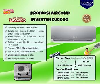 Aircond Ansuran Bulanan Cuckoo QL163
