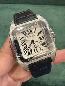 Cartier Santos 100 Medium Size Auto 33mm x 44mm
