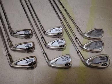 HI-BRID Japan 9pcs NSPRO 105GH Stiff Steel IronSet