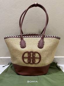 Bonia Brown Emma Extra Large Tote Bag