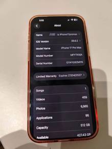 iPhone 17 pro max