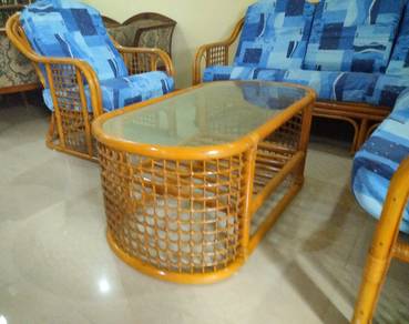 Sofa Kayu Rotan