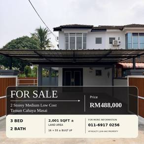 2-storey Terraced House For Sale in Pasir Gudang,JHR